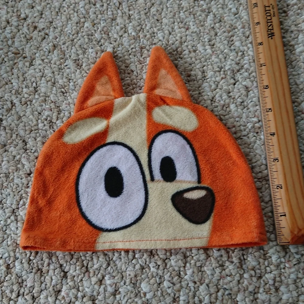 Bingo toddler cosplay beanie hat from cartoon Bluey size 2T
